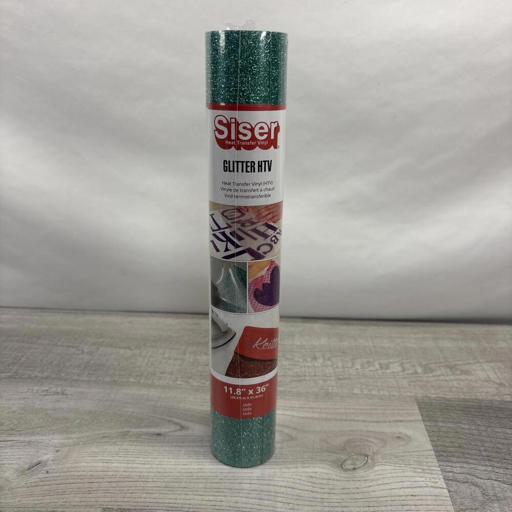 Siser Glitter HTV Jade 11.8" x 36"